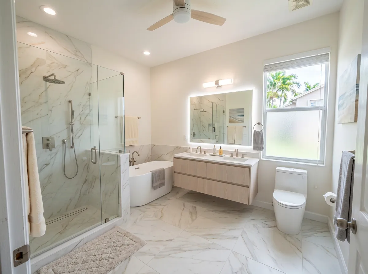 Spa-Inspired Master Bathroom