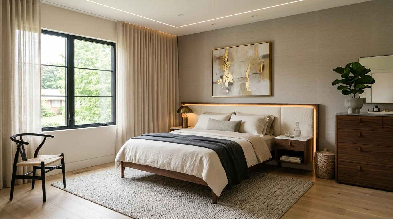 Modern Bedroom Retreat - After