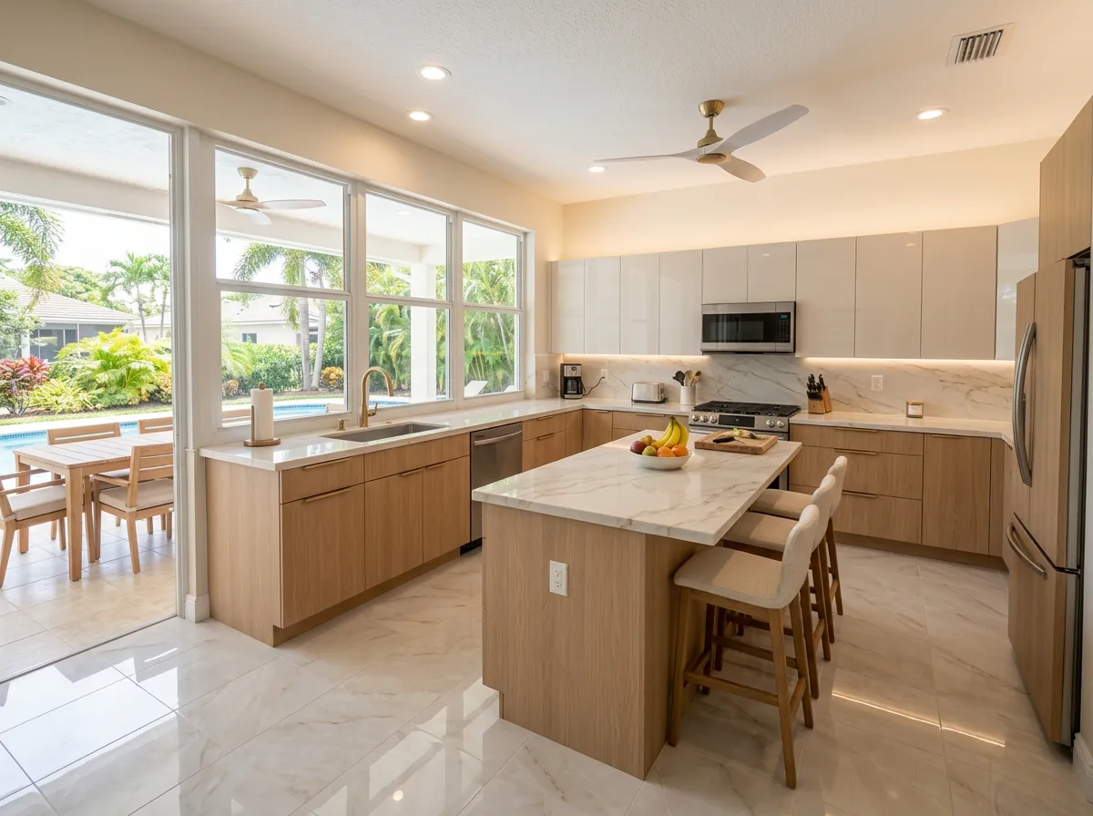 Coastal-Style Kitchen Remodel - After