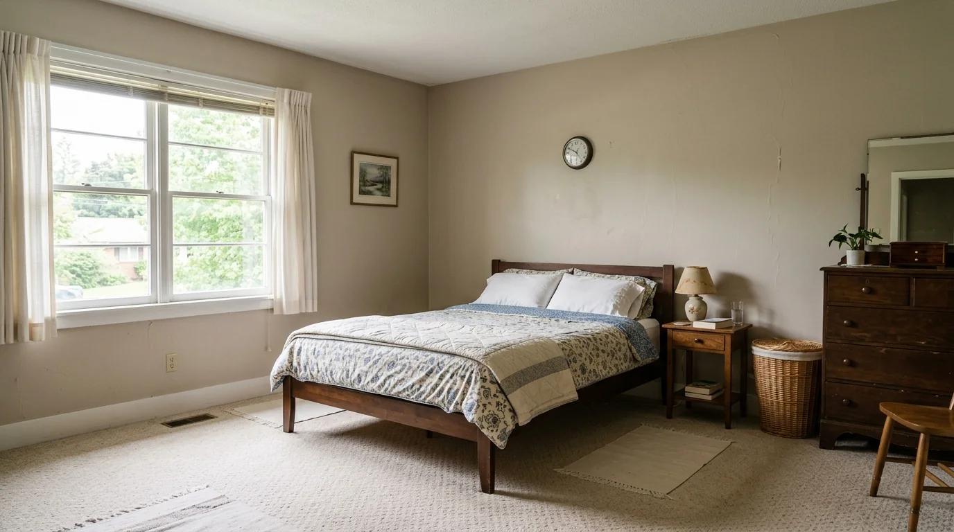 Modern Bedroom Retreat - Before